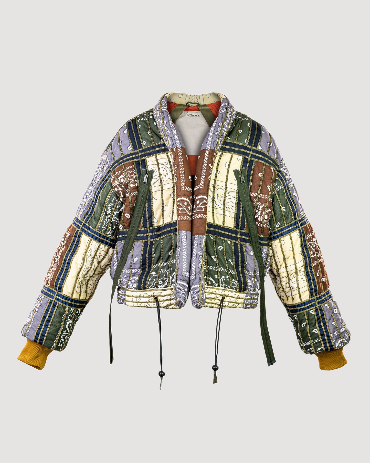 Kimono Cropped Puffer