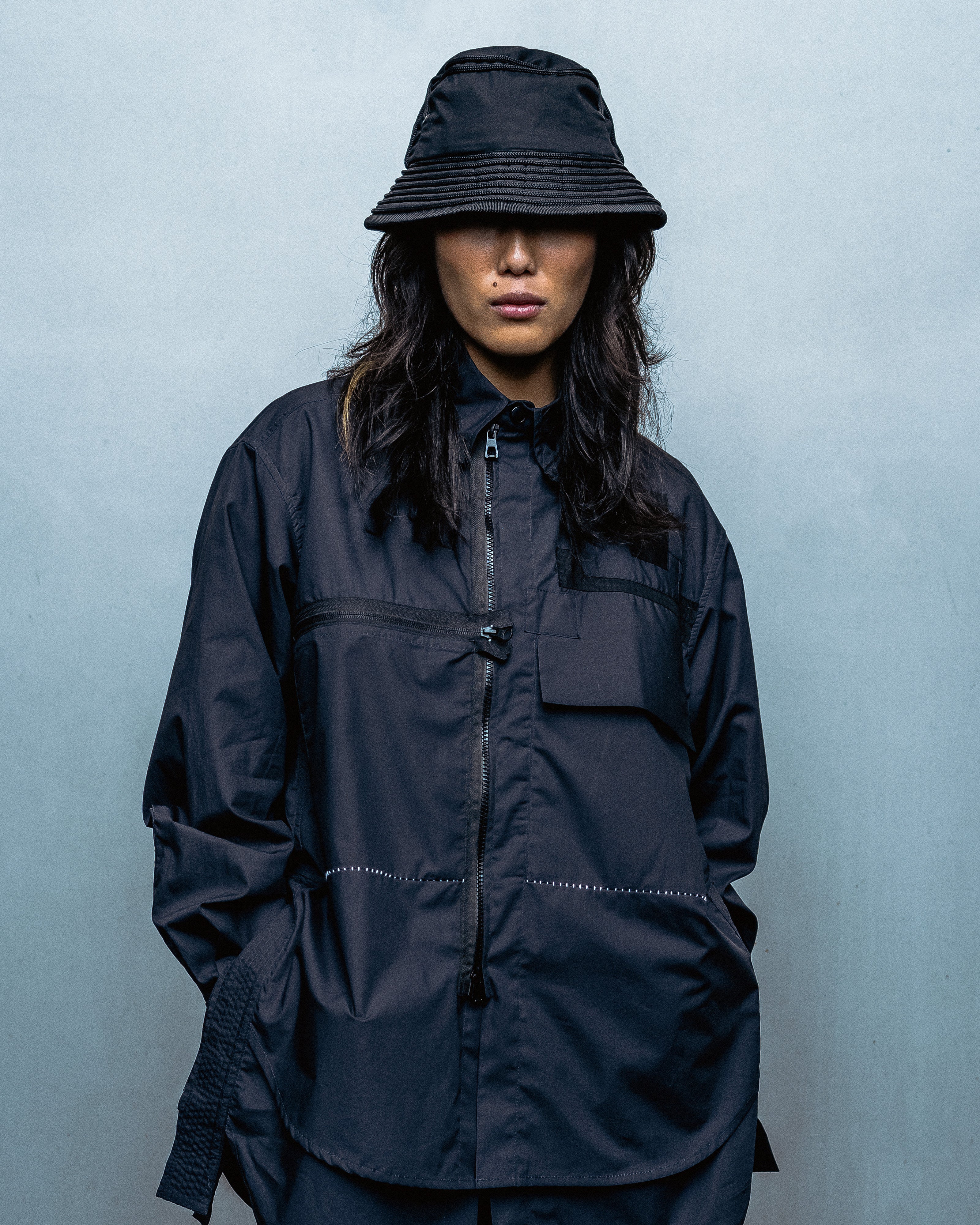 S T Bucket Hat black